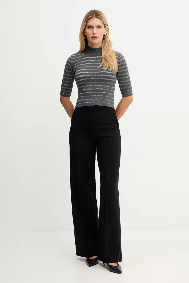 maglione donna colore grigio A25CPMGO1301 miniatura 2