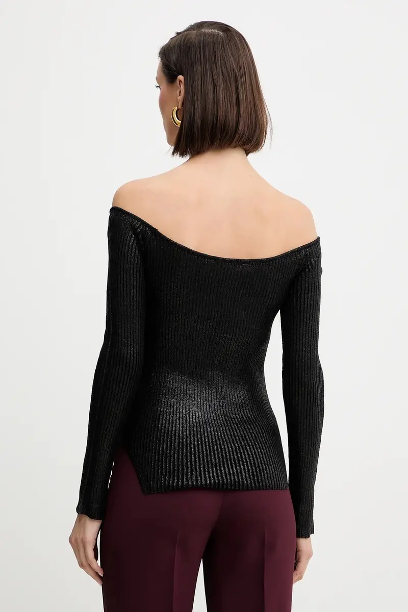 maglione donna colore nero A25CPMGP0301 miniatura 3