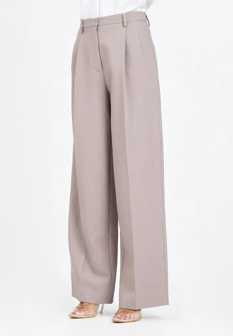 SIMONA CORSELLINI Pantalone elegante beige da donna