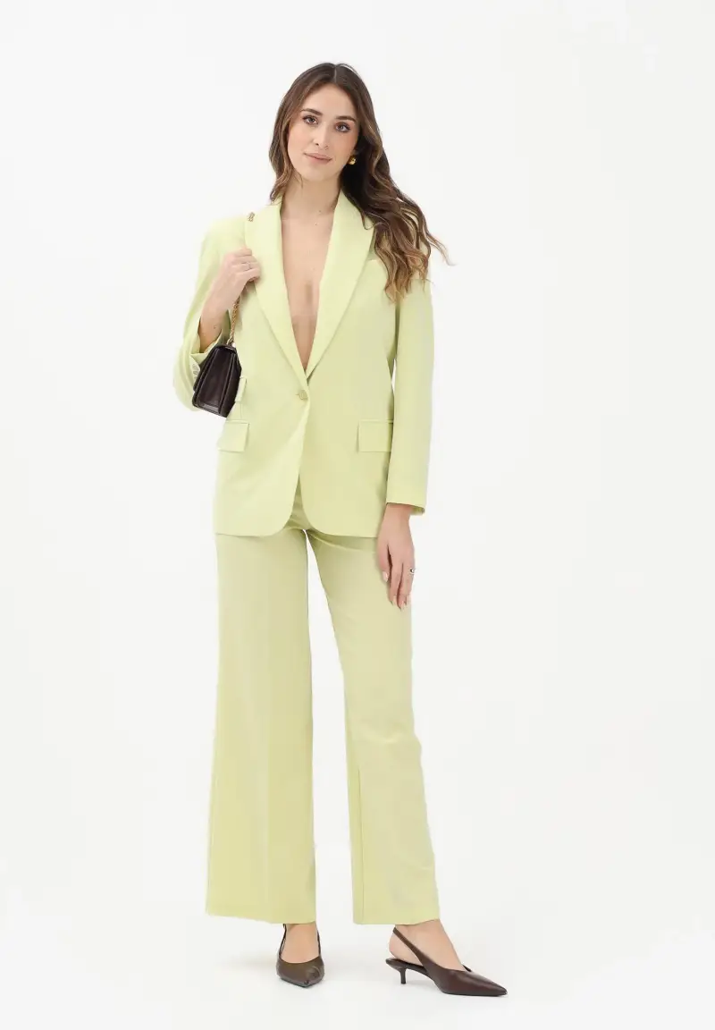 Pantalone elegante lime da donna miniatura 2