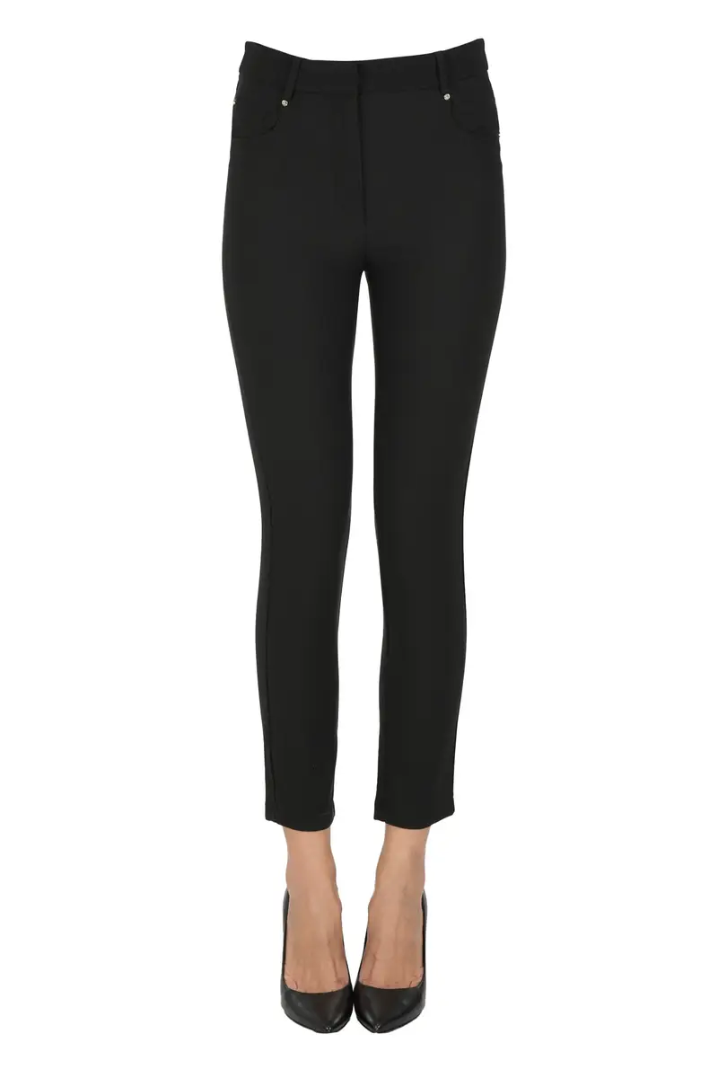 Pantaloni 5 tasche slim fit Nero