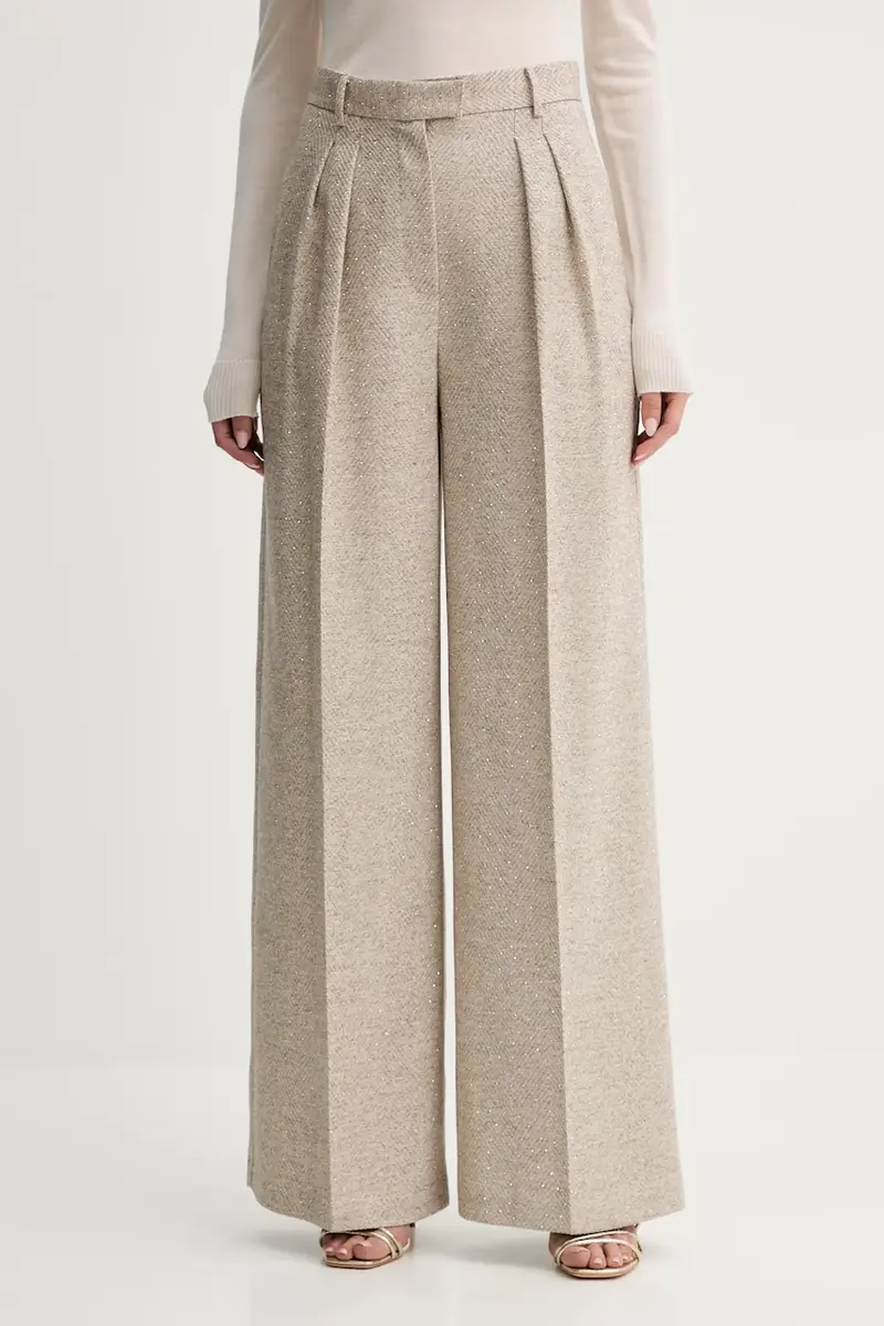 pantaloni donna colore beige A25CPPA01302