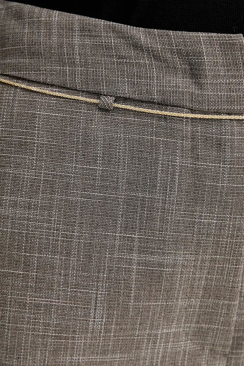 pantaloni donna colore marrone A25CPPA01501 miniatura 4