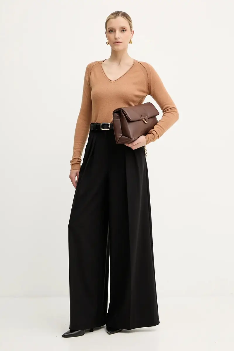 pantaloni donna colore nero A25CPPA00301 miniatura 2