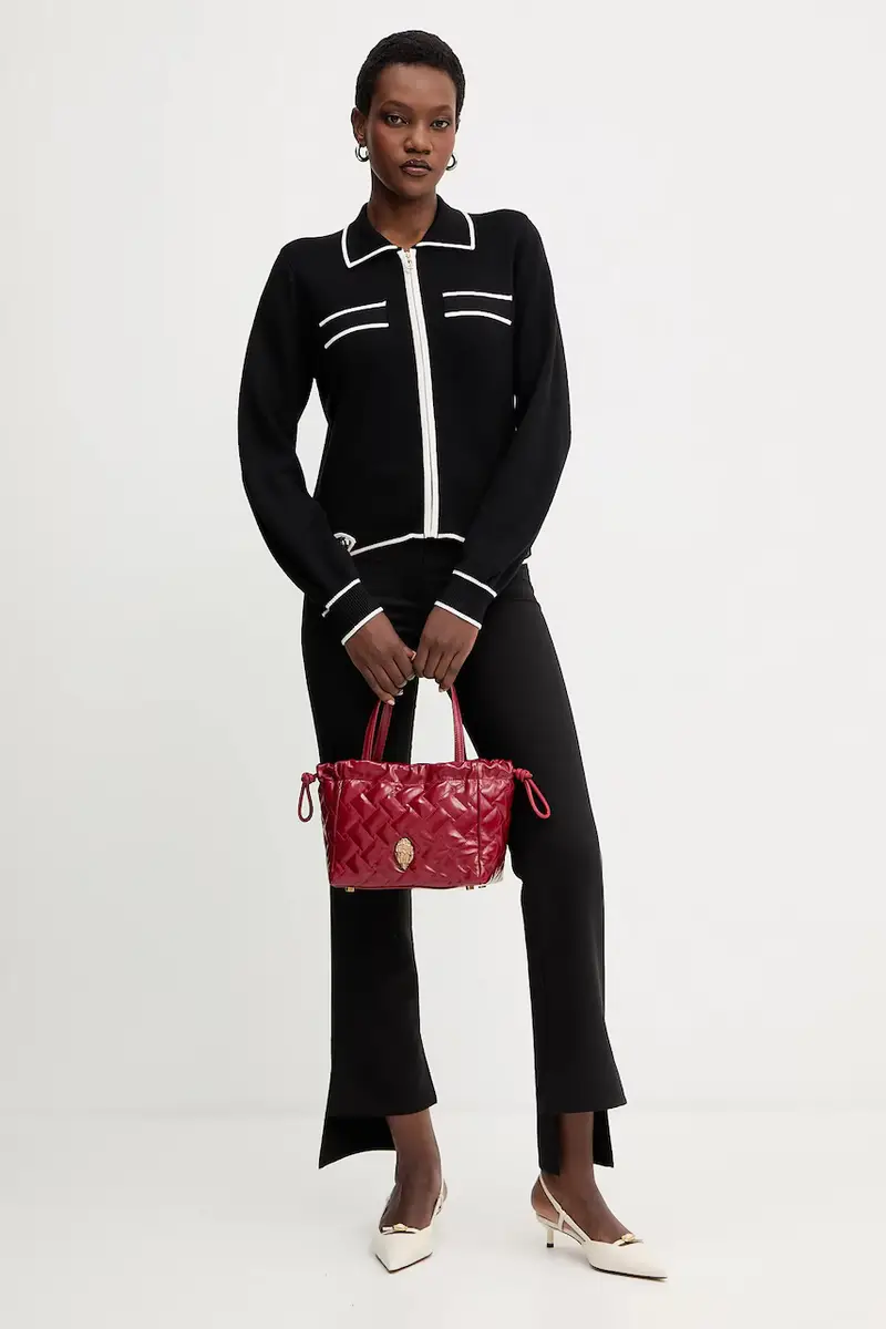 pantaloni donna colore nero A25CPPA00701 miniatura 2