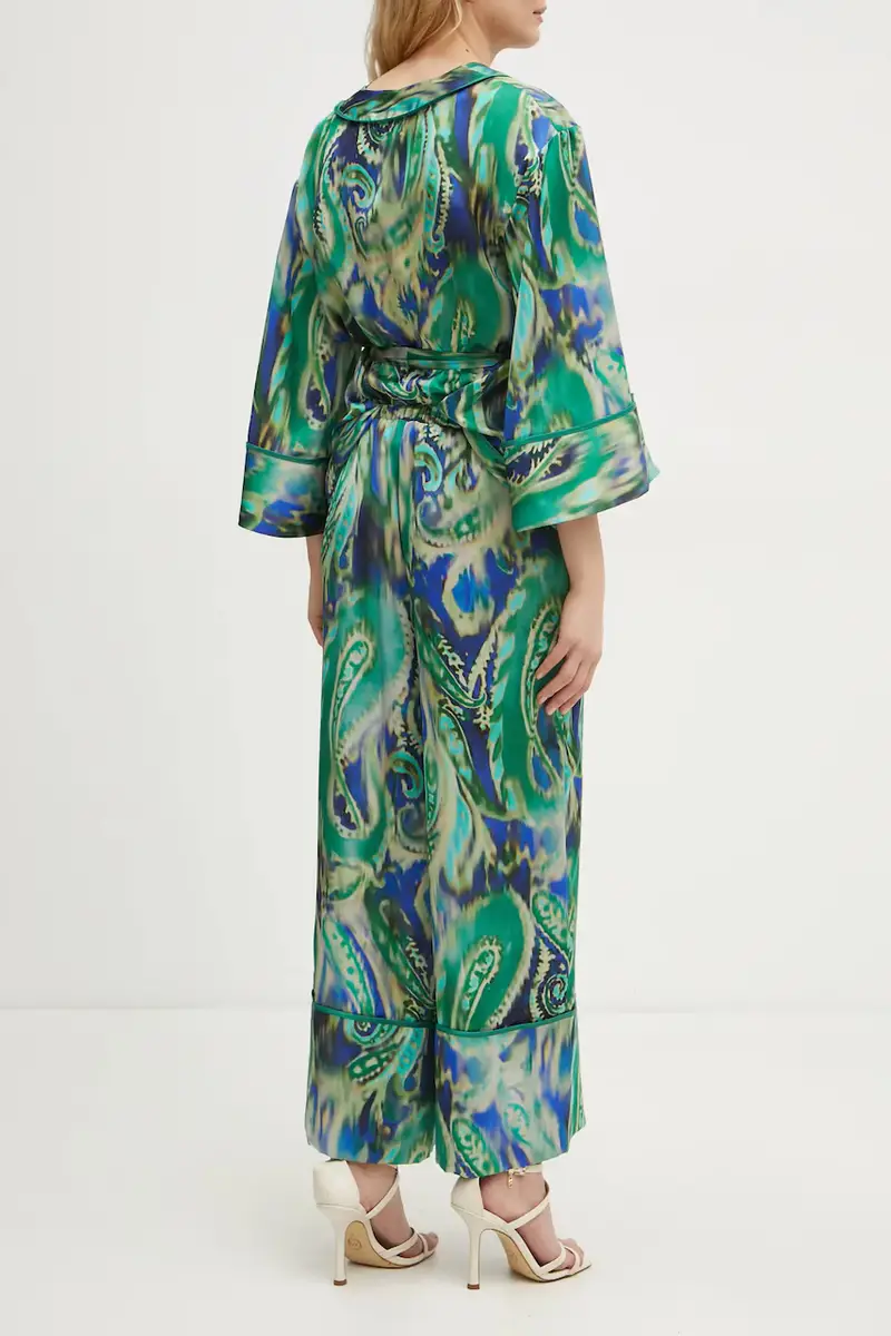 pantaloni donna colore verde P25CPPA025 miniatura 3