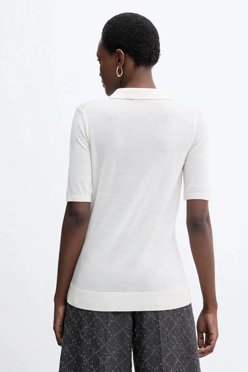 SIMONA CORSELLINI Polo Donna Beige 3840319 miniatura 3