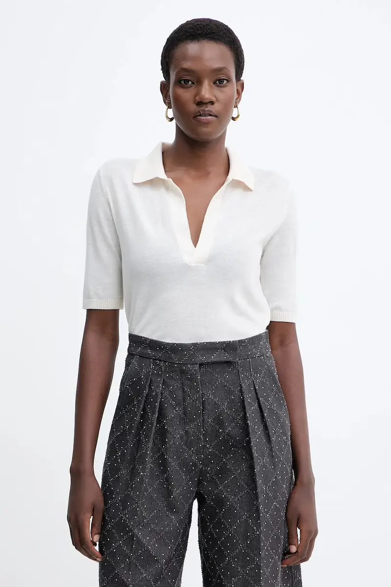 SIMONA CORSELLINI Polo Donna Beige 3840319