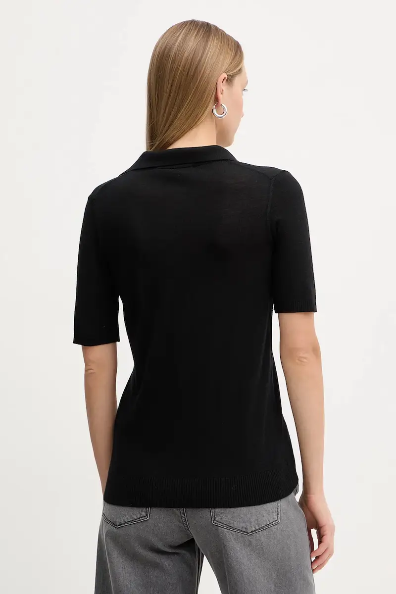 SIMONA CORSELLINI Polo Donna Nero 3847052 miniatura 3
