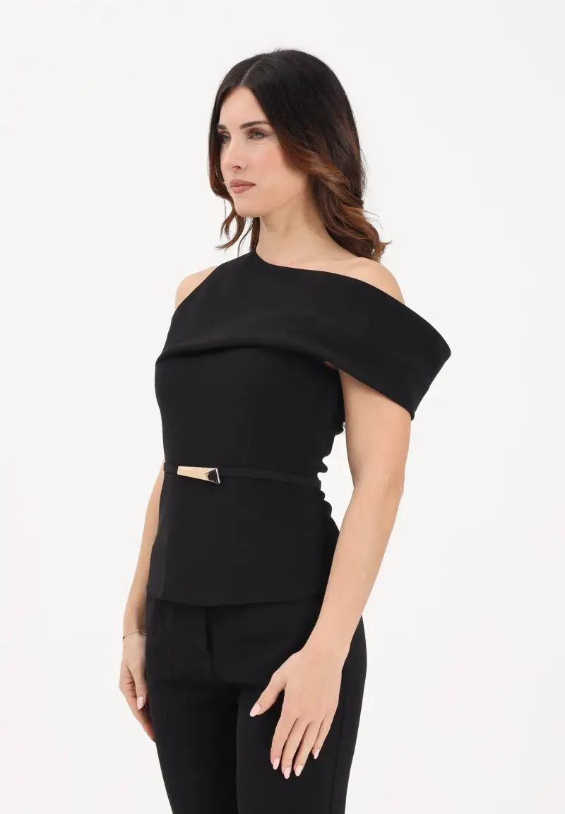 SIMONA CORSELLINI Top Donna Nero 4216962