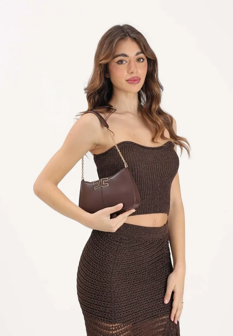 SIMONA CORSELLINI Top Donna Marrone 4215502 miniatura 2