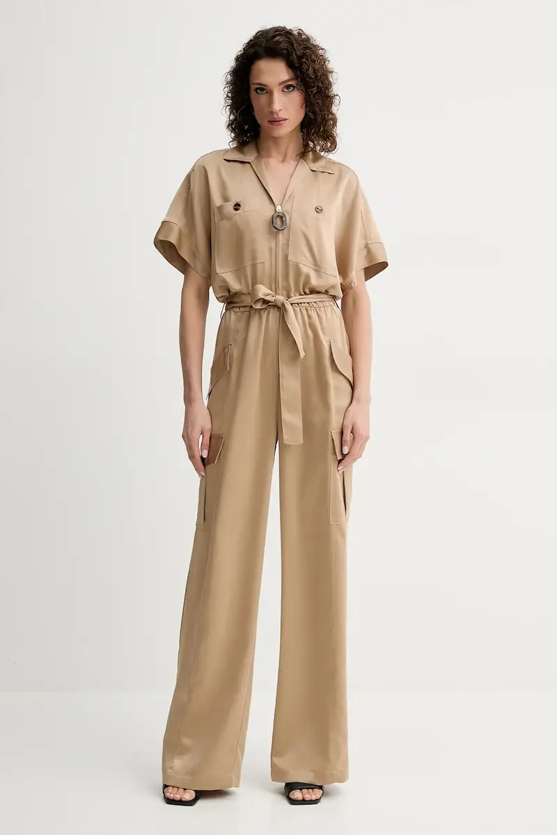 tuta elegante colore beige P25CPTU001