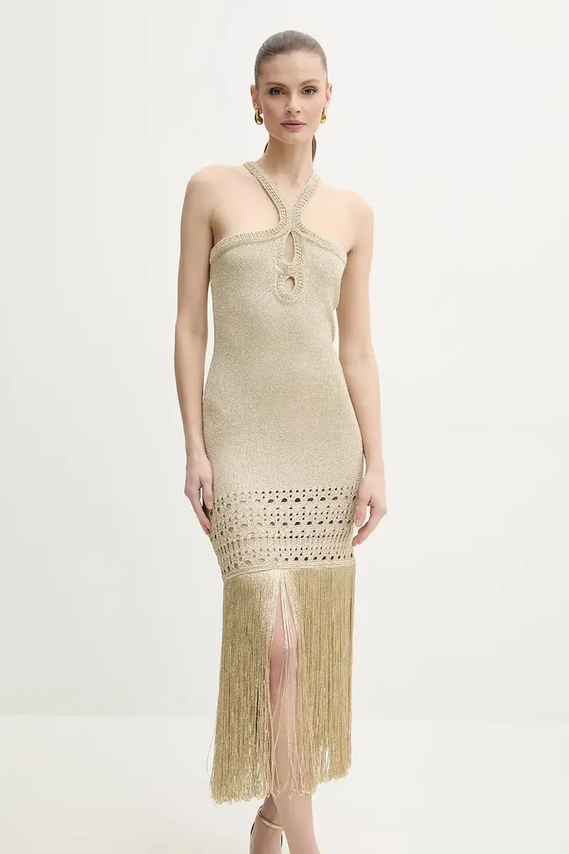 vestito colore oro P25CPABO04