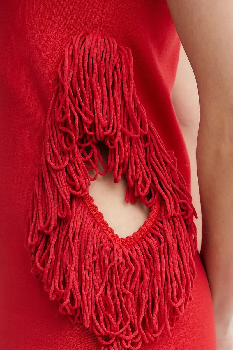 vestito colore rosso P25CPABO05 miniatura 5