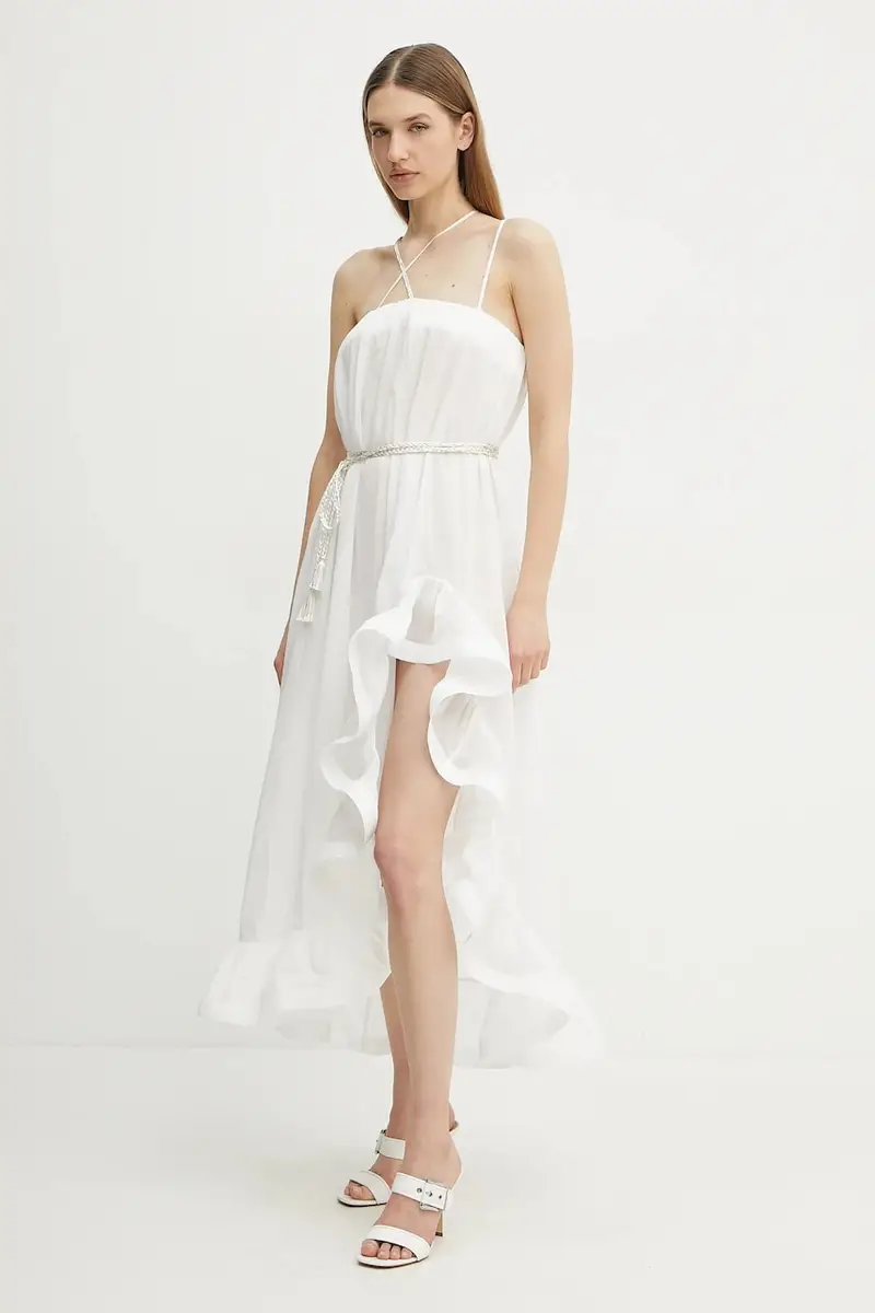 vestito in cotone colore bianco P25CPAB046