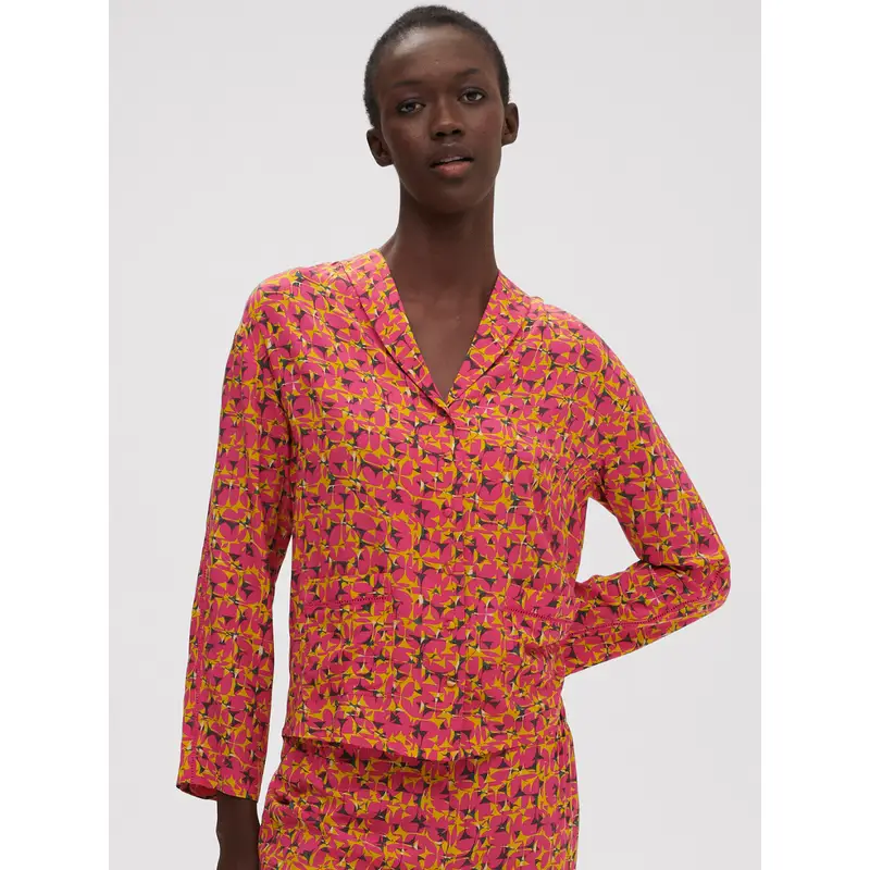 Maglietta del pigiama Songe 18S957 Rosa Wide Fit