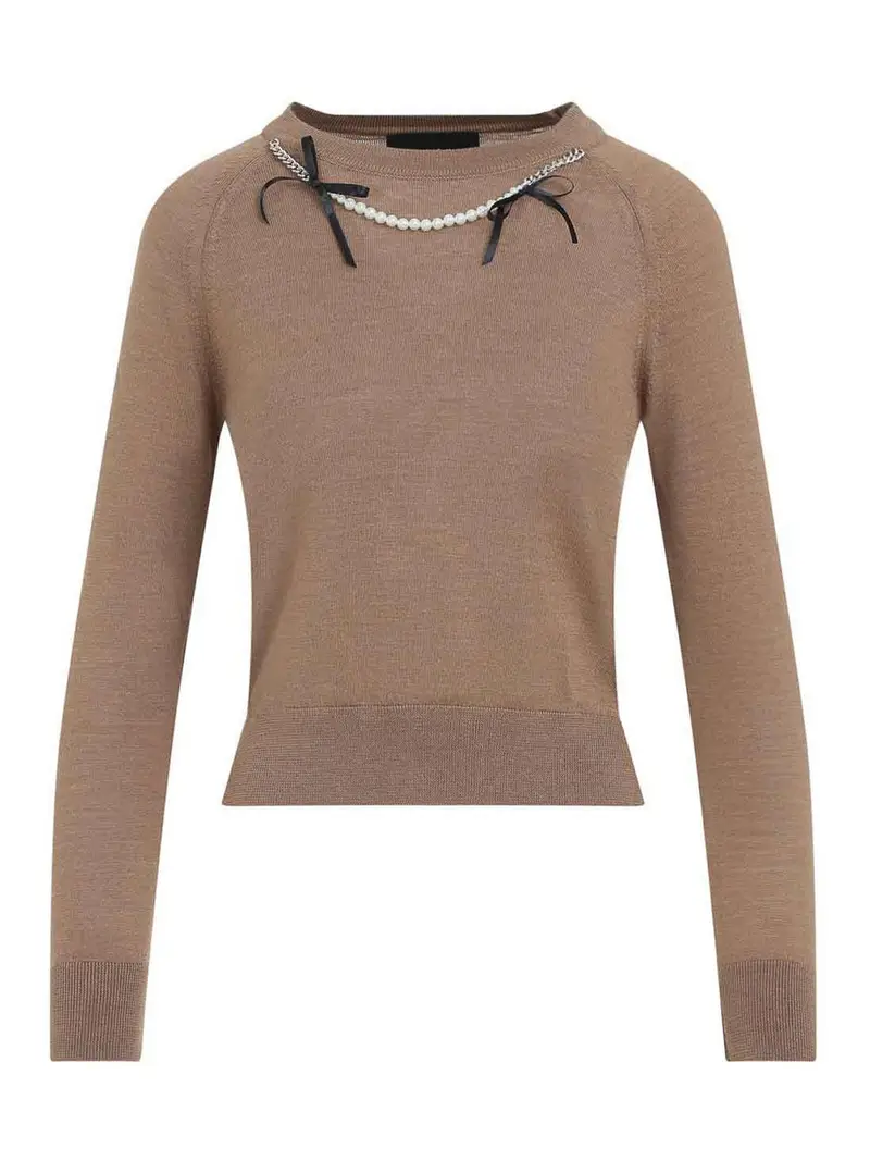 Pullover classico Beige