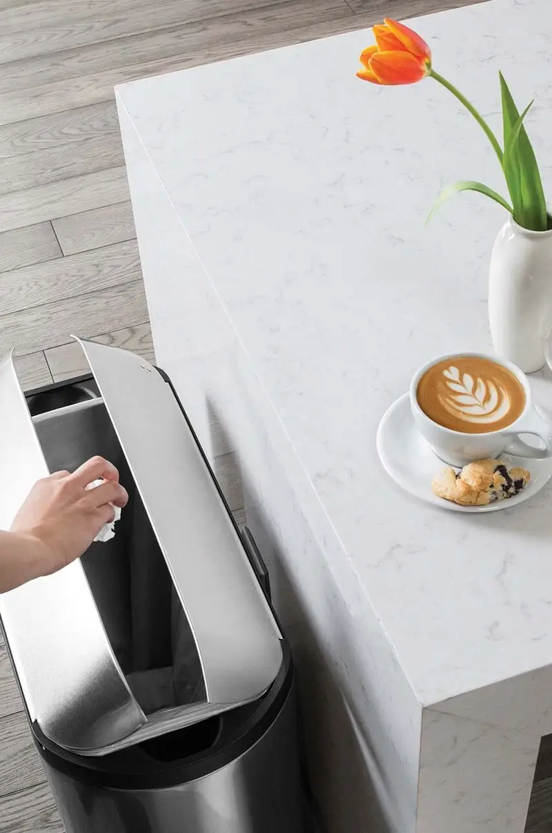 cestino dei rifiuti 45 L Grigio miniatura 4