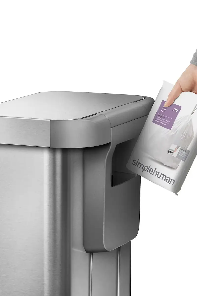 cestino dei rifiuti 45 L Grigio miniatura 2