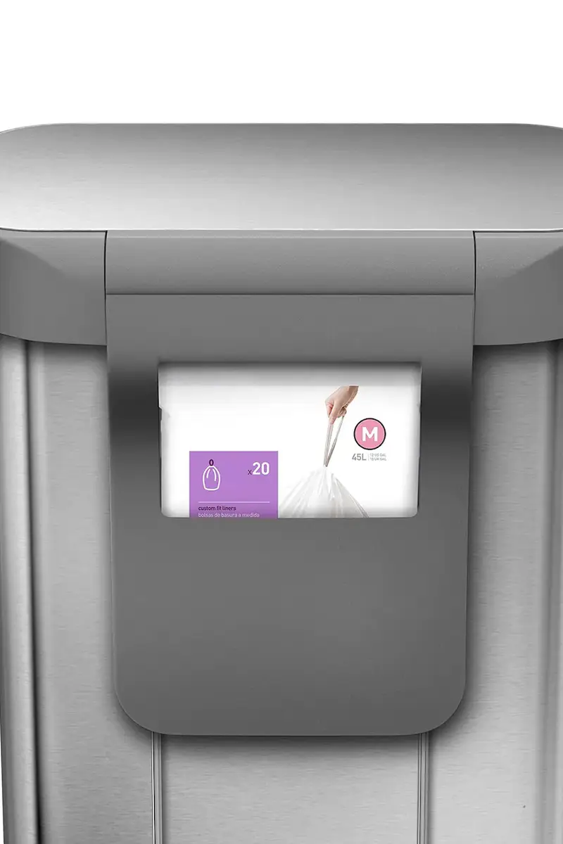 cestino dei rifiuti 45 L Grigio miniatura 3