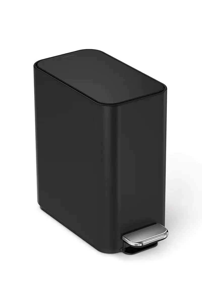 cestino dei rifiuti Slim Step 5 L colore nero miniatura 2