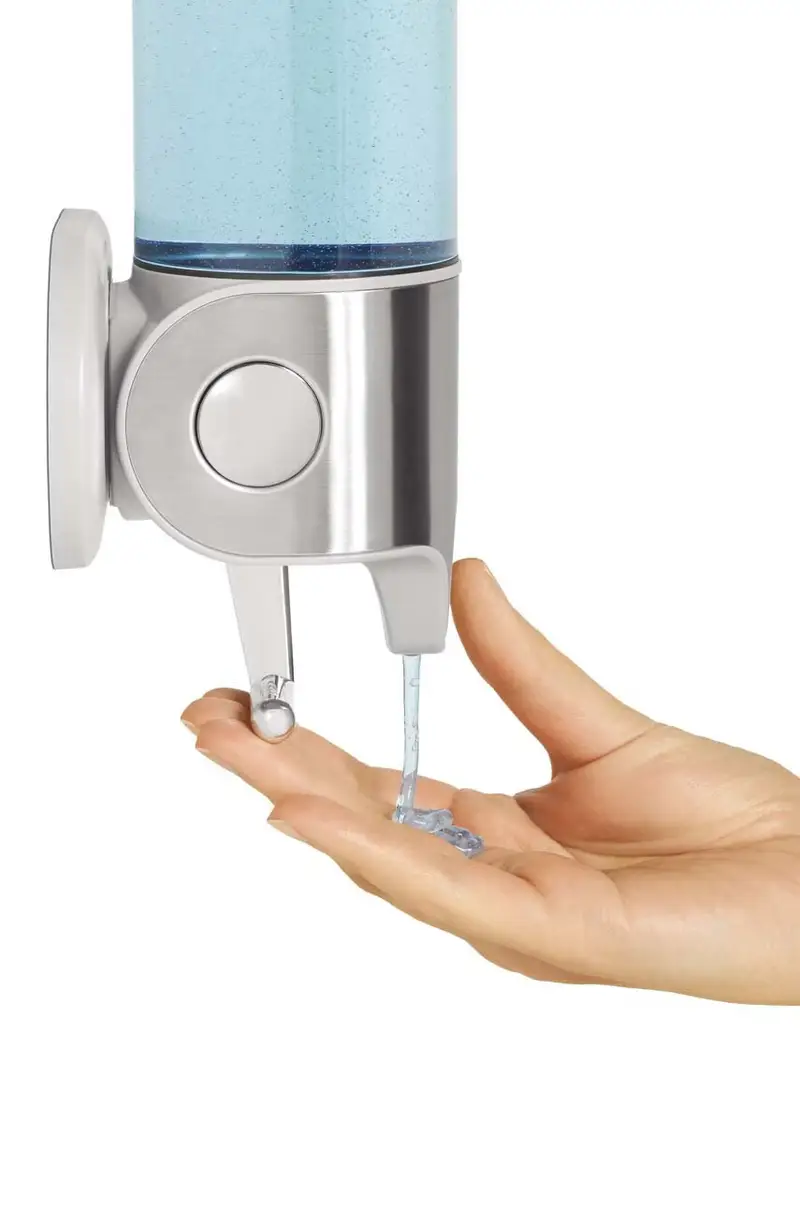 dispenser da parete per doccia Double Shower Dispenser Grigio miniatura 2
