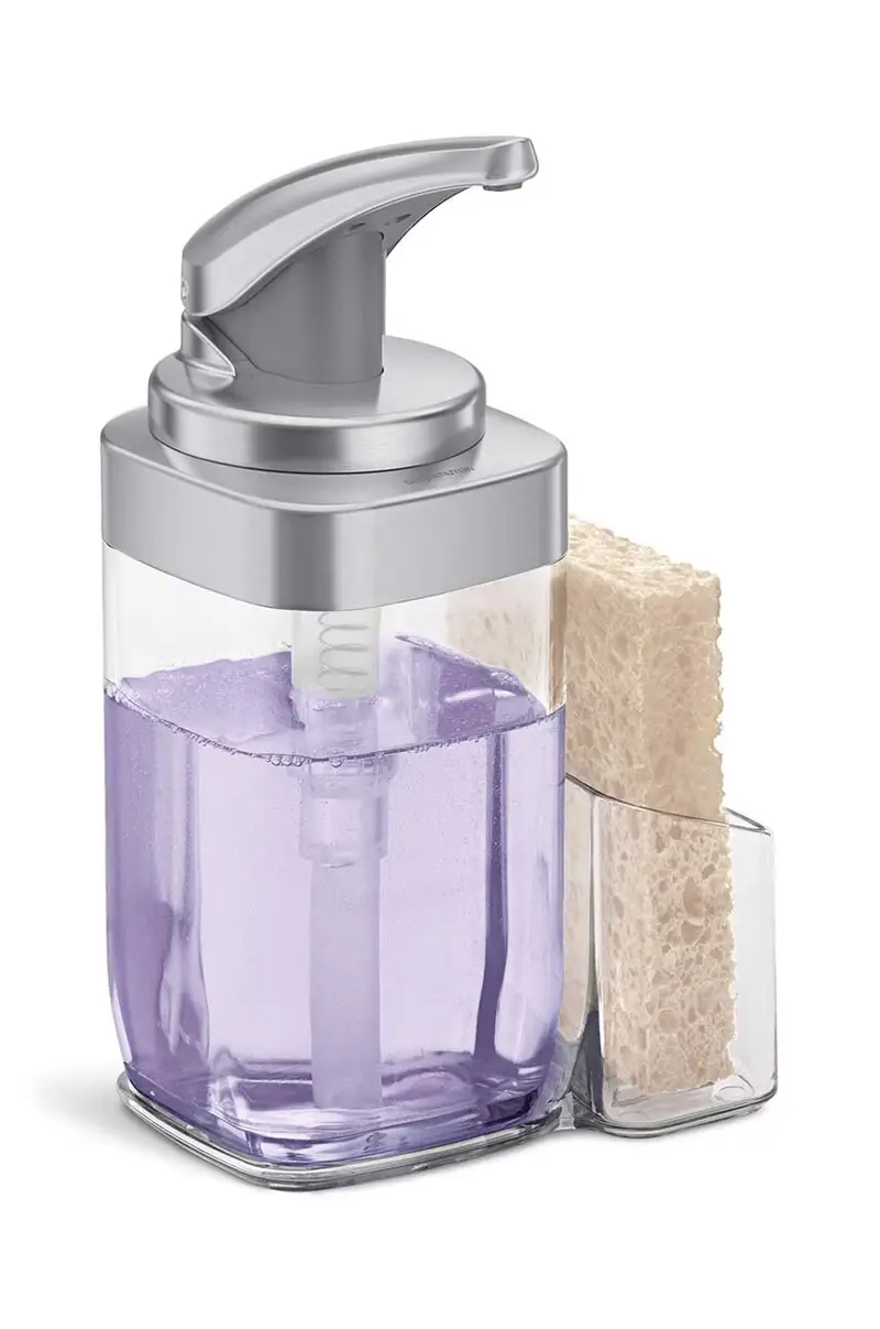 dispenser di sapone con contenitore per spugne Multicolore miniatura 3