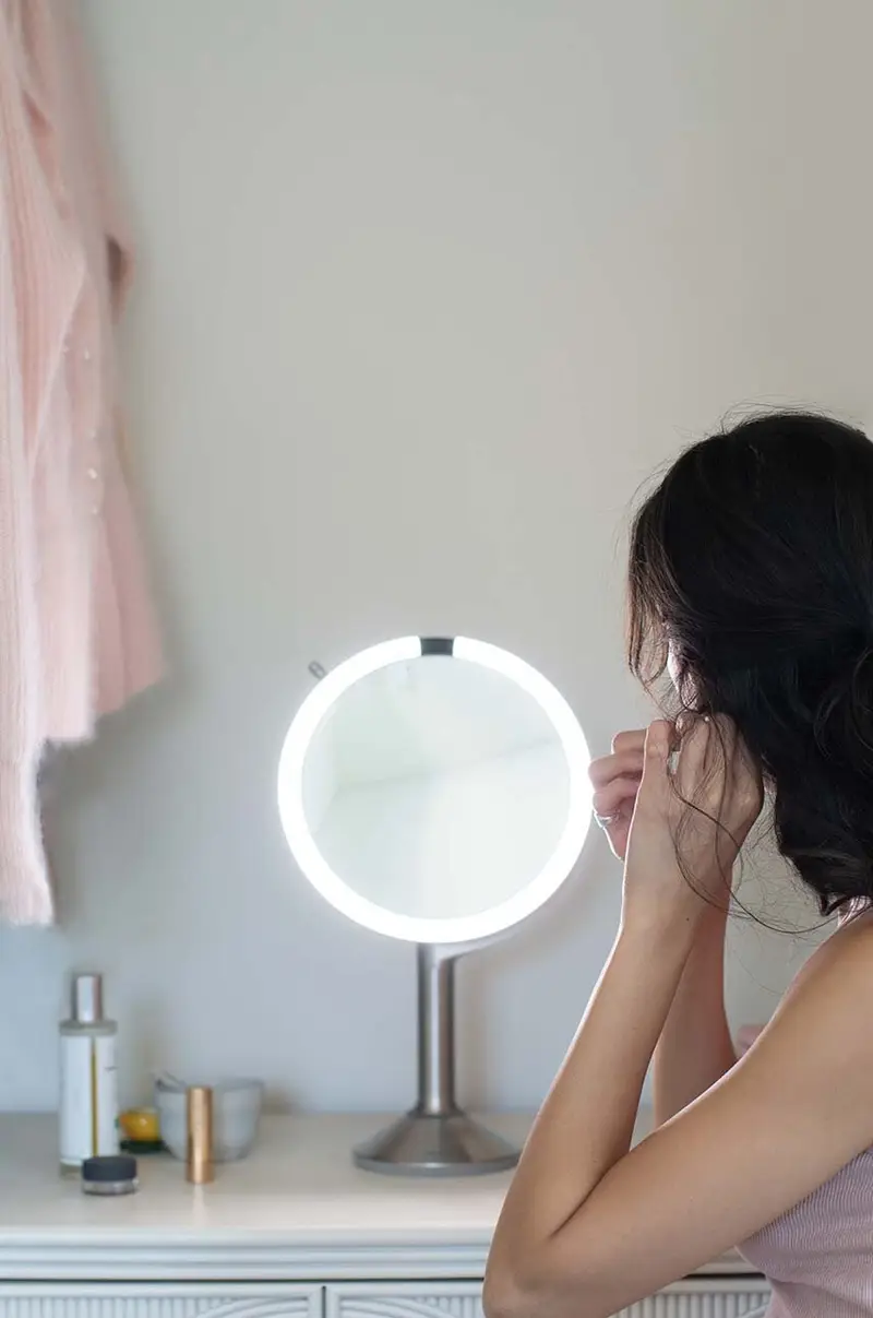 specchio con luce led Trio Max Grigio miniatura 4