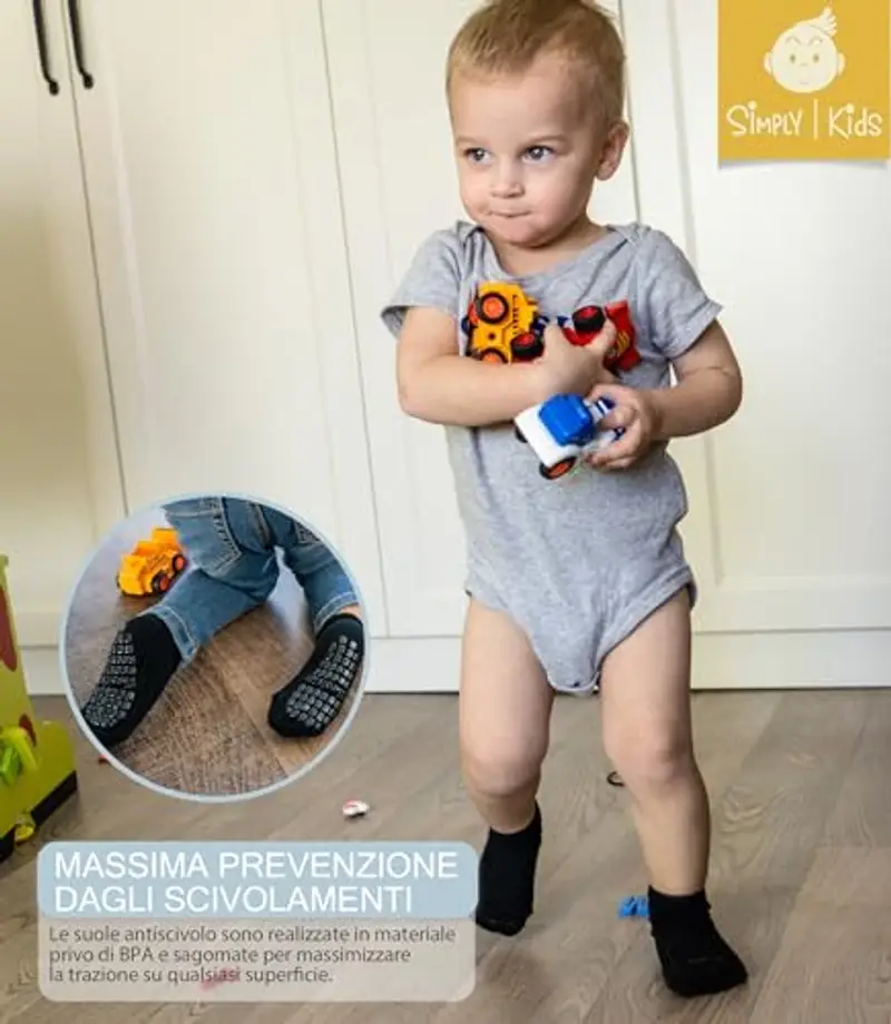 Simply Kids Calze Neonato Multicolore 2203754 miniatura 2