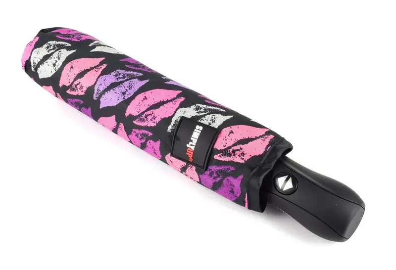 Ombrello pieghevole automatico SimplyUp 5041 Kisses Fuxia