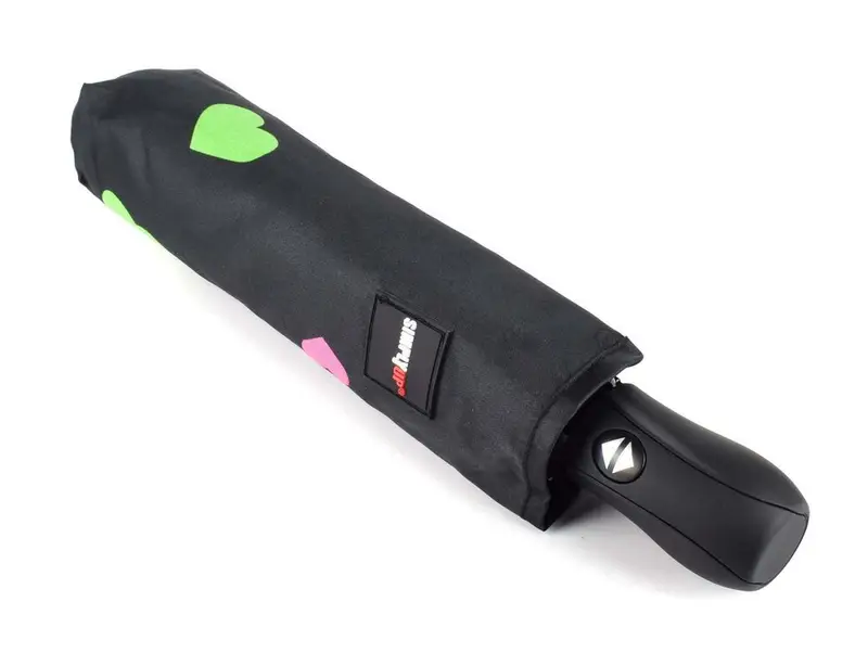 Ombrello pieghevole automatico SimplyUp 5042 Hearts Multicolor