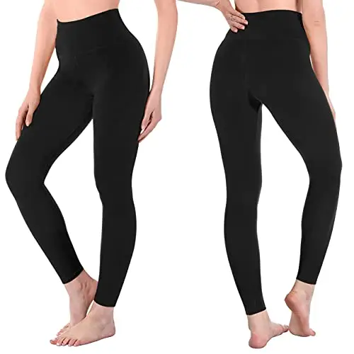 SINOPHANT 2 Confezione Leggins Sportivi Donna a Vita Alta, Pantaloni Yoga Controllo della Pancia Opaco Elastici miniatura 2