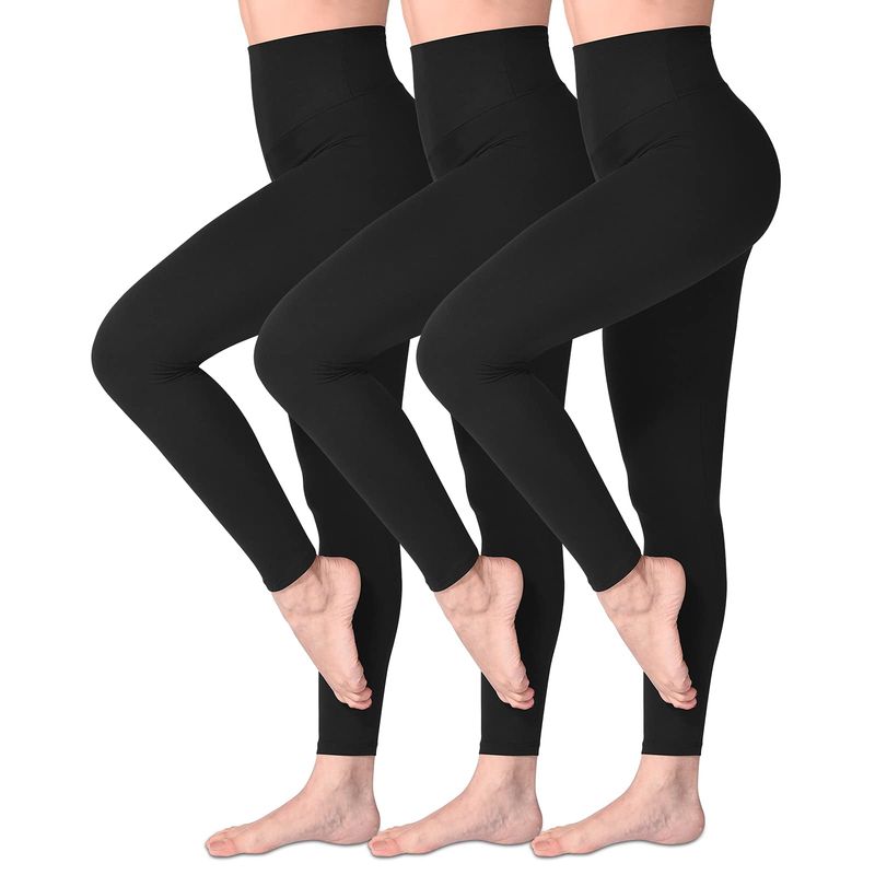 SINOPHANT Leggins Vita Alta Donna Nero