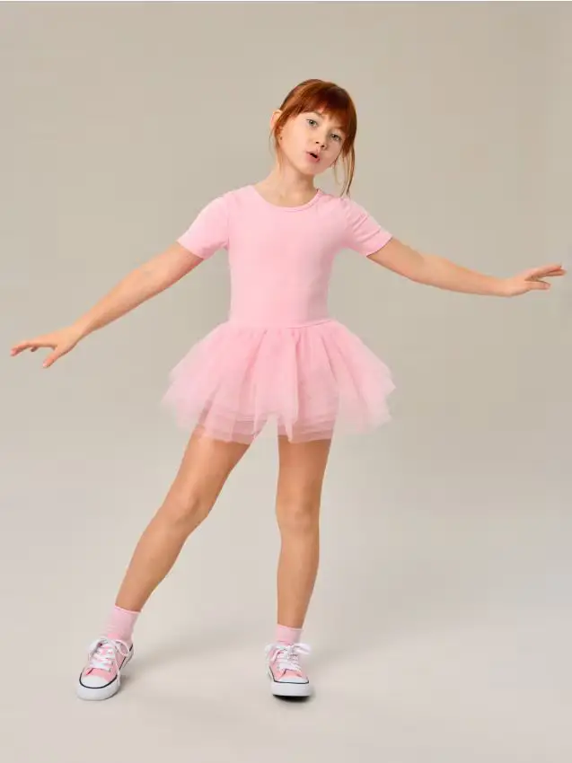 Abito in tulle stile tutu - rosa cipria