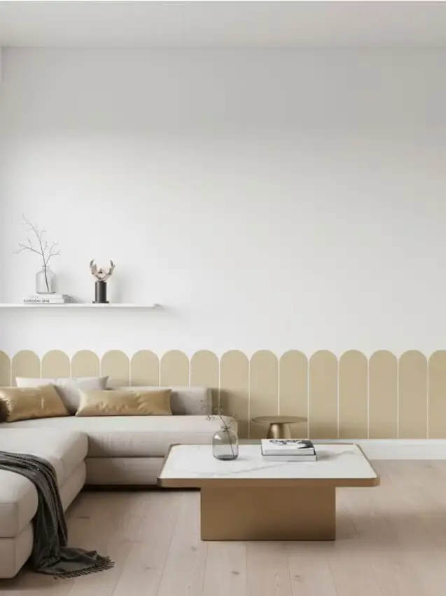 Adesivi da parete a forma di pannelli - set da 5 pezzi - nude