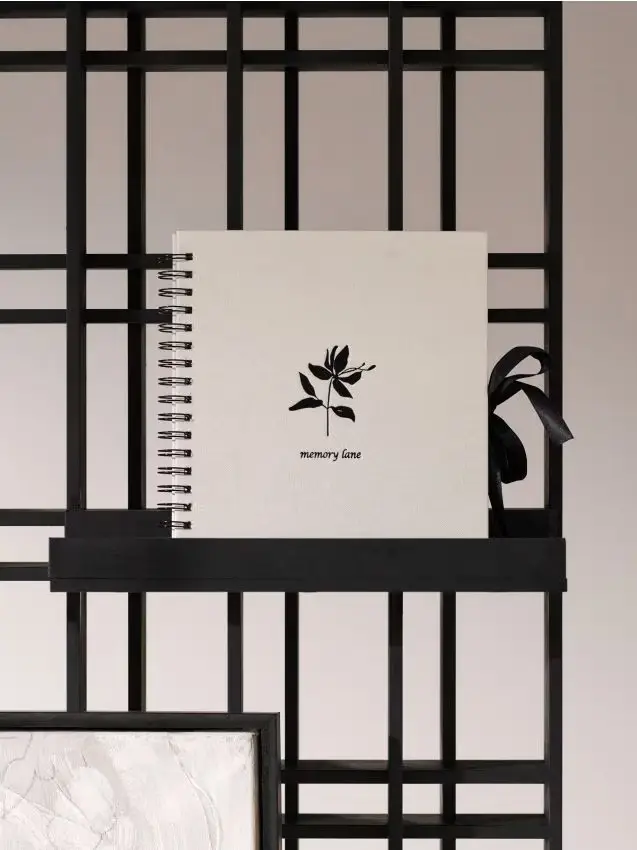 Album fotografico a spirale - maroon