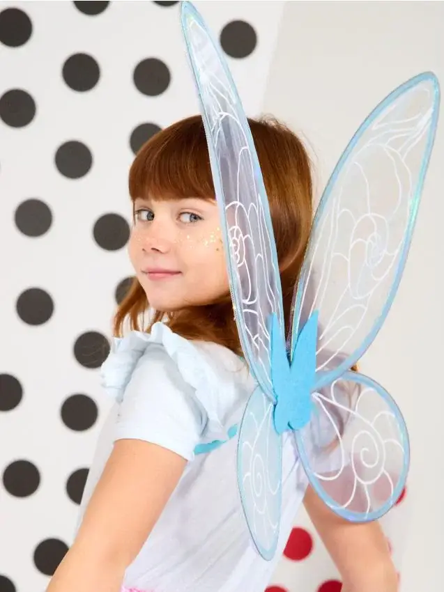 Ali luminose - azzurro