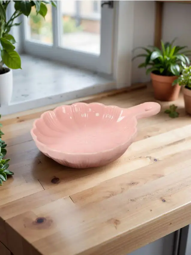 Alzata per dolci - rosa pastello