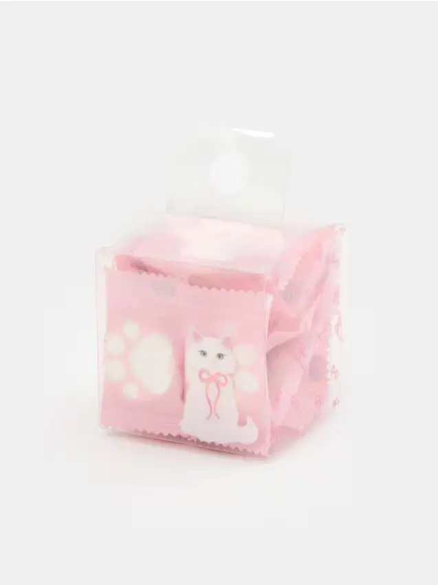 Asciugamani compressi monouso, confezione da 20 - rosa pastello