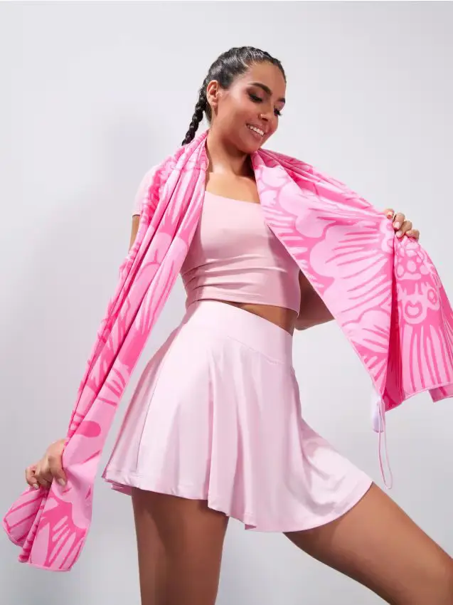 Asciugamano ad asciugatura rapida - rosa