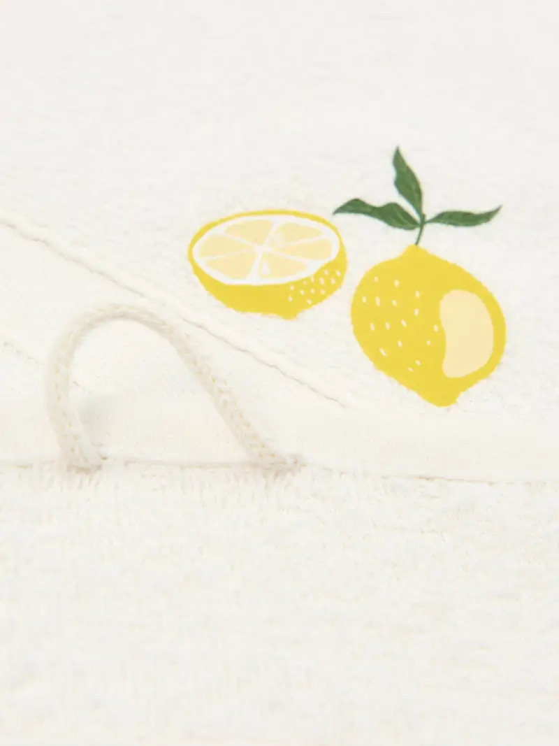 Asciugamano in cotone 30x50 - bianco miniatura 4