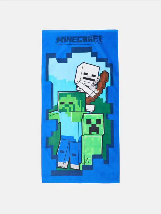 Asciugamano in cotone Minecraft - multicolor