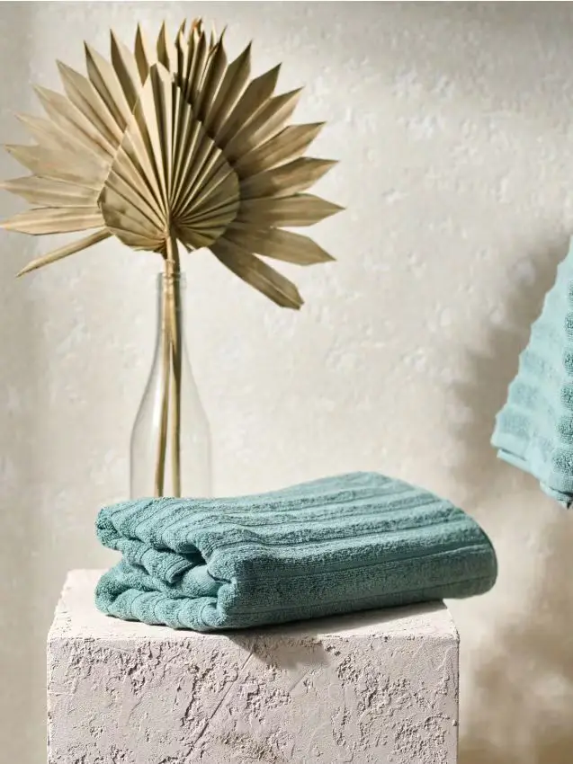 Asciugamano in cotone - verde pallido