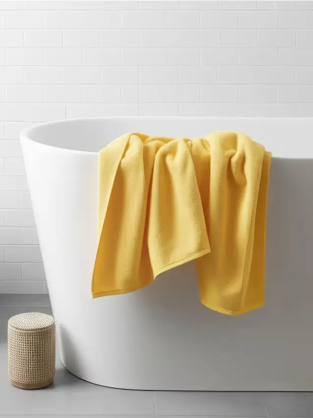 Asciugamano in microfibra ad asciugatura rapida - giallo