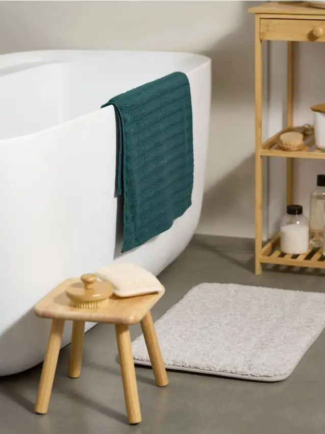 Asciugamano jacquard - verde petrolio