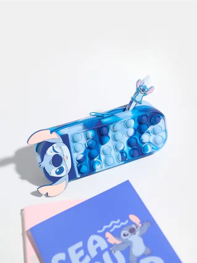 Astuccio pop it Stitch - azzurro