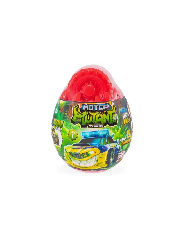 Auto Motor Mutants - veicolo sorpresa nell uovo con slime all interno - multicolor
