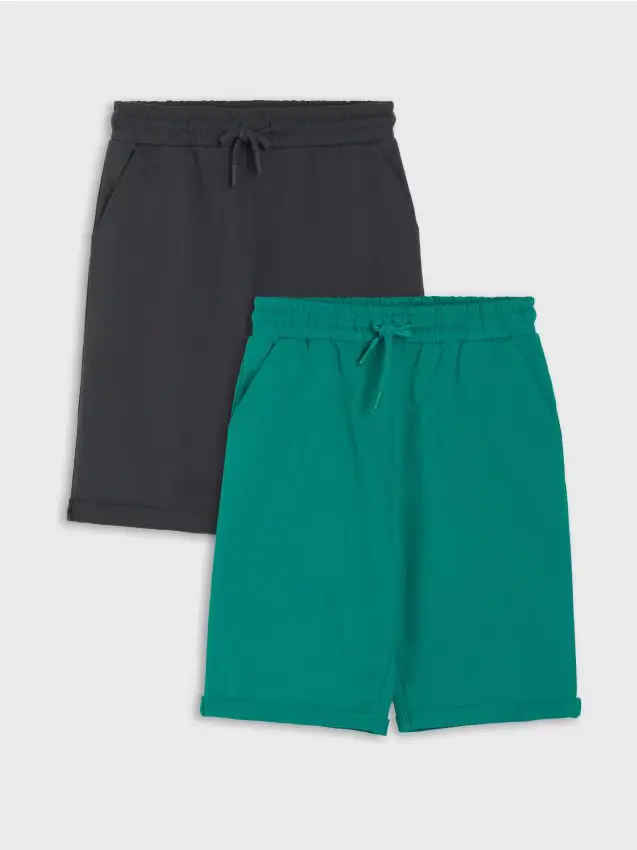 Bermuda in felpa 2 pack - multicolor