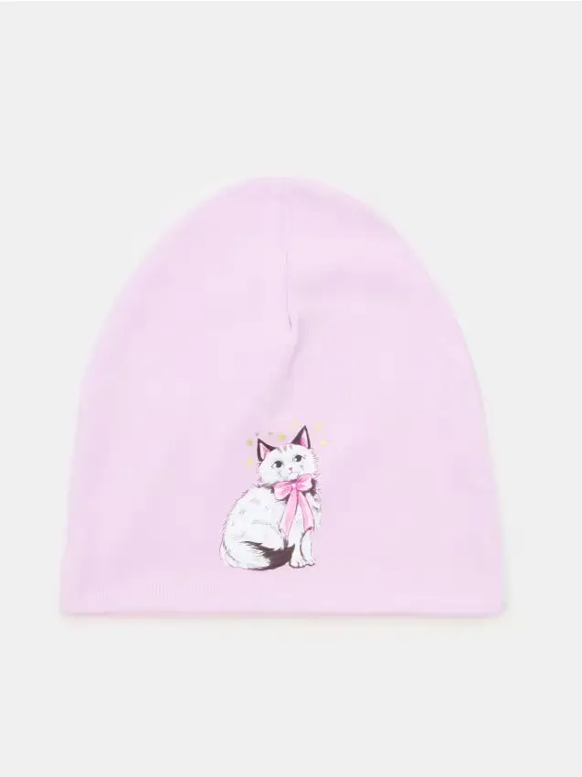 Berretto a costine - lavanda