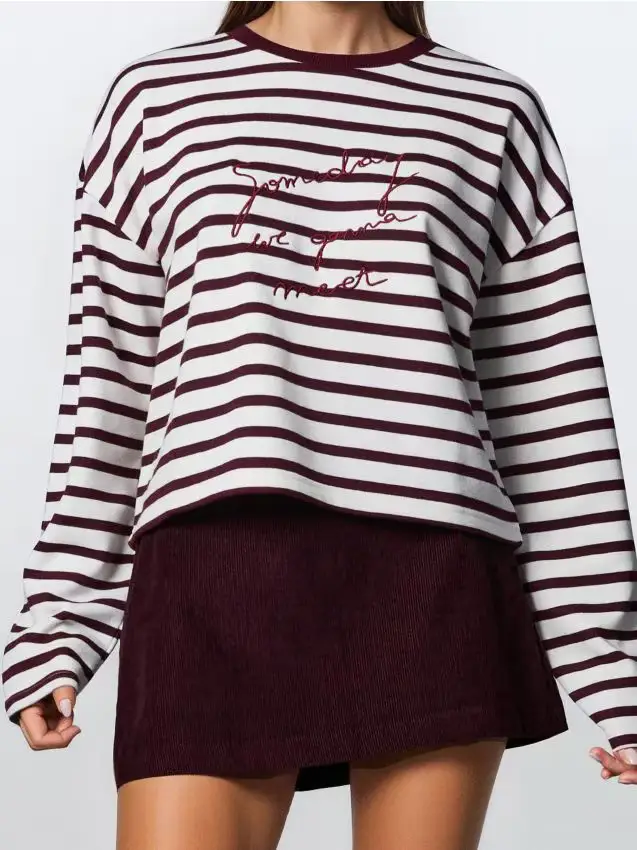 Blusa a righe - multicolor